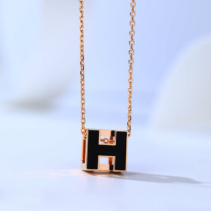 [Lumina]H CAGE PINK GOLD NECKLACE