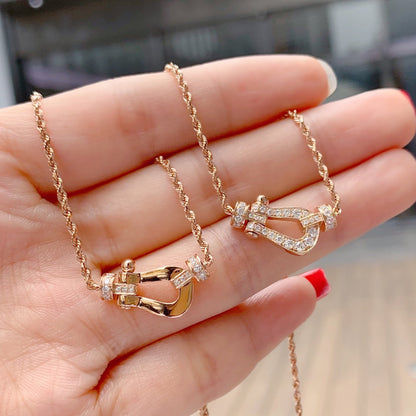 [Lumina]FORCE 10 PINK GOLD DIAMOND NECKLACE