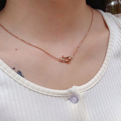 [Lumina]FORCE 10 PINK GOLD DIAMOND NECKLACE