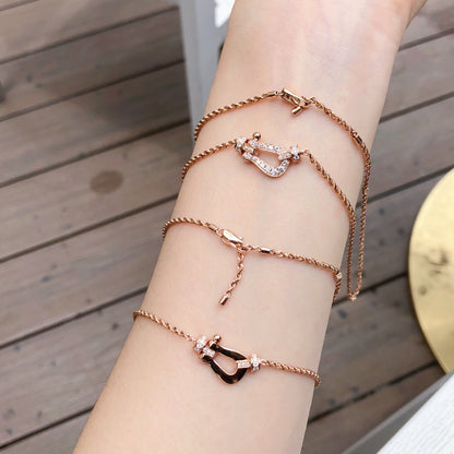 [Lumina]FORCE 10 PINK GOLD DIAMOND NECKLACE