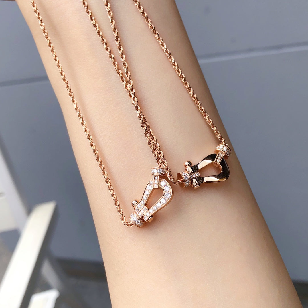 [Lumina]FORCE 10 PINK GOLD DIAMOND NECKLACE