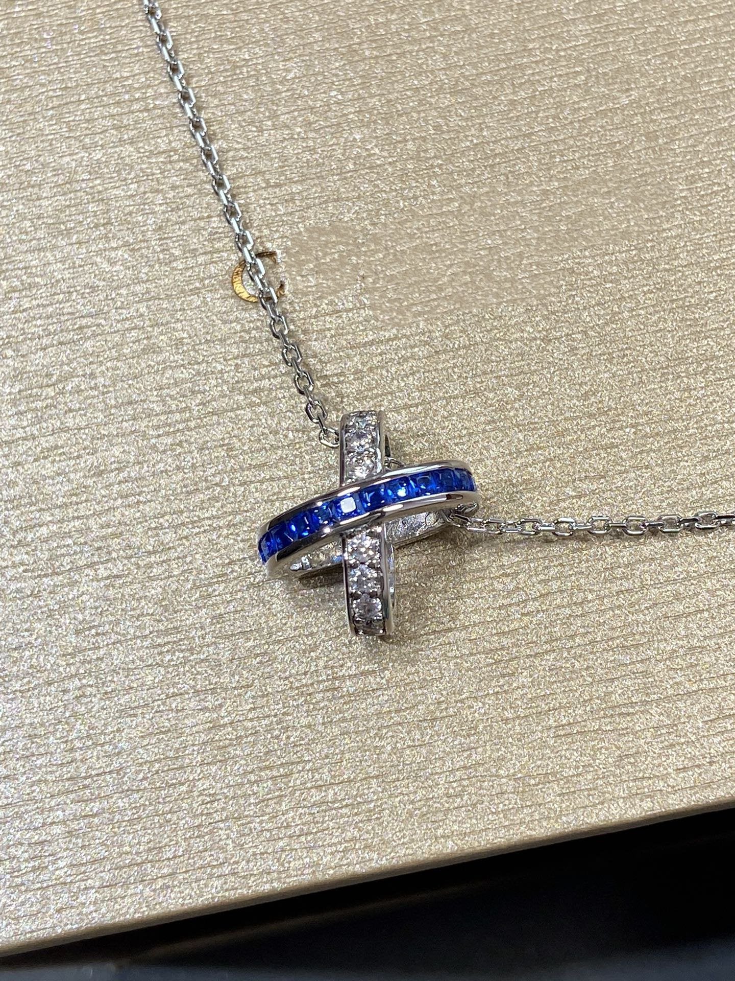 [Lumina]LIENS DIAMOND SILVER NECKLACE