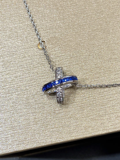 [Lumina]LIENS DIAMOND SILVER NECKLACE
