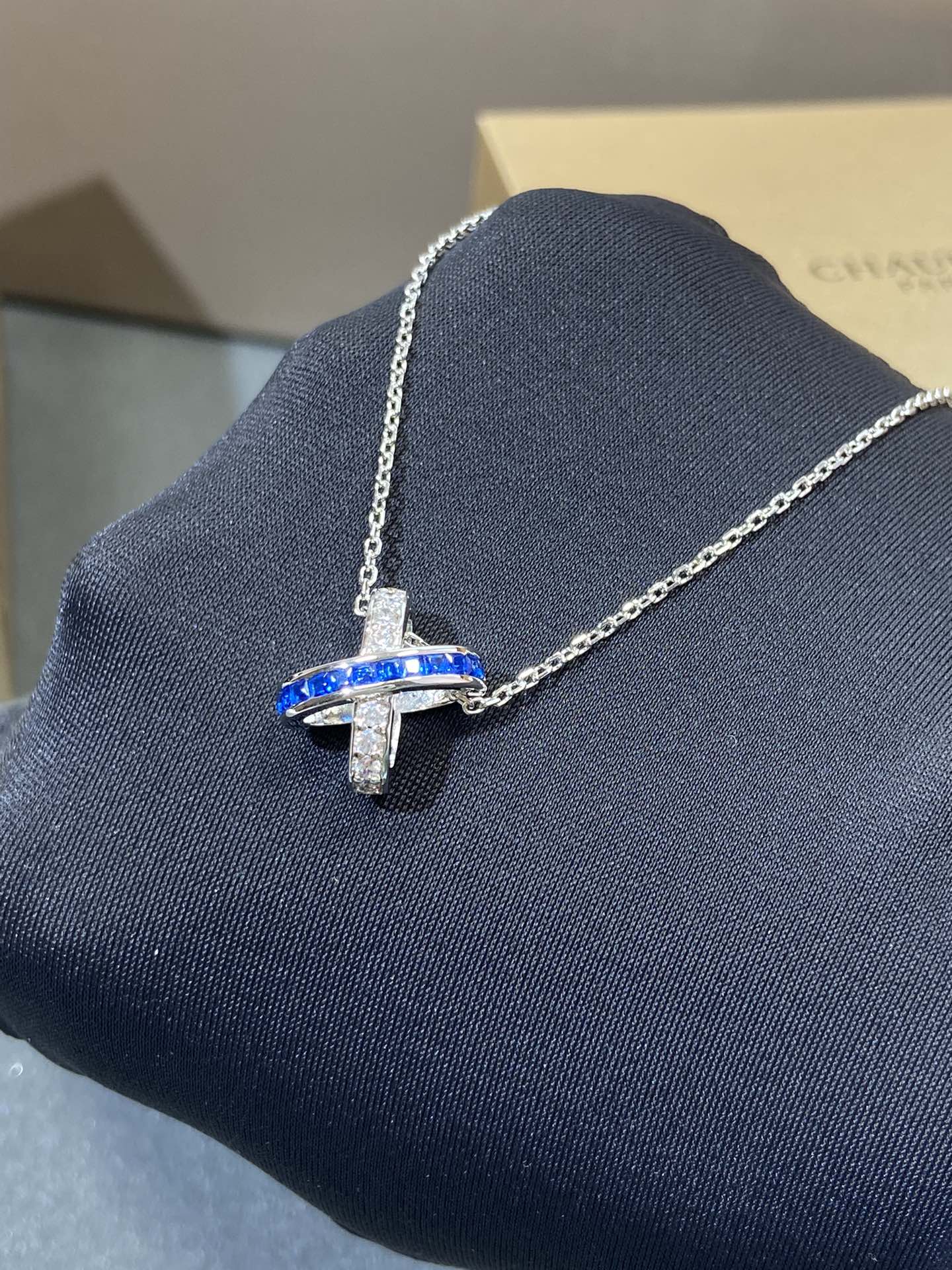 [Lumina]LIENS DIAMOND SILVER NECKLACE