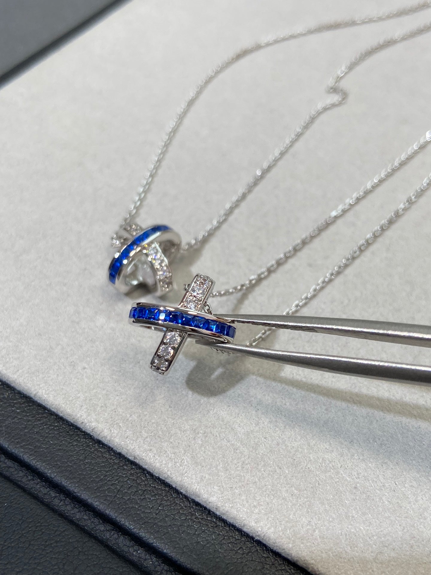 [Lumina]LIENS DIAMOND SILVER NECKLACE