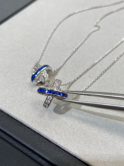 [Lumina]LIENS DIAMOND SILVER NECKLACE