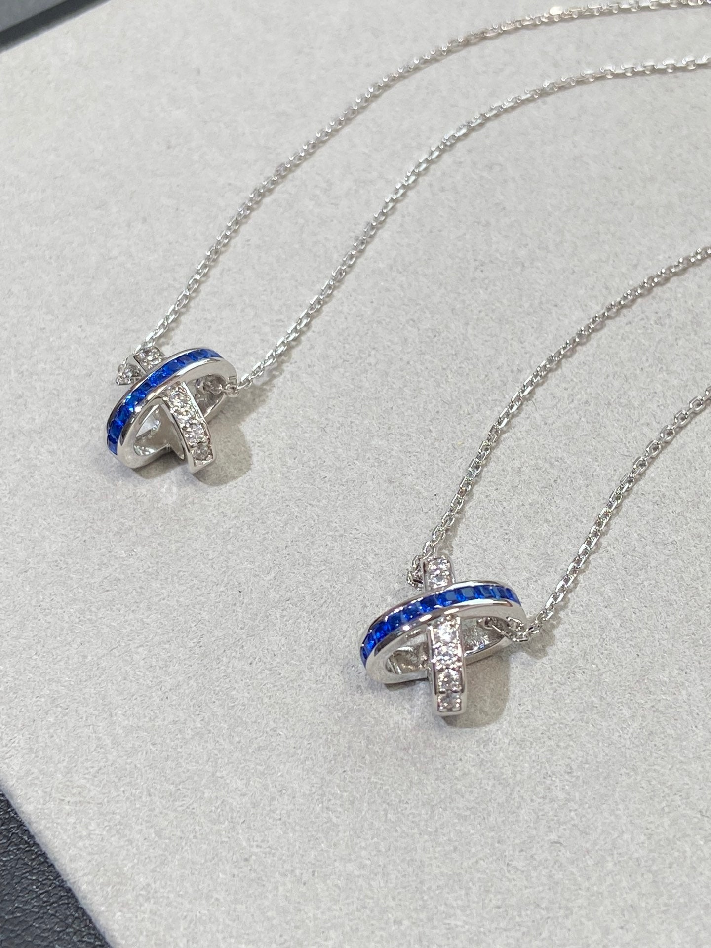 [Lumina]LIENS DIAMOND SILVER NECKLACE