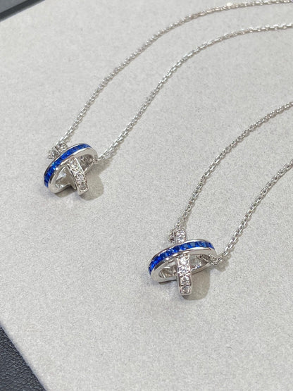 [Lumina]LIENS DIAMOND SILVER NECKLACE
