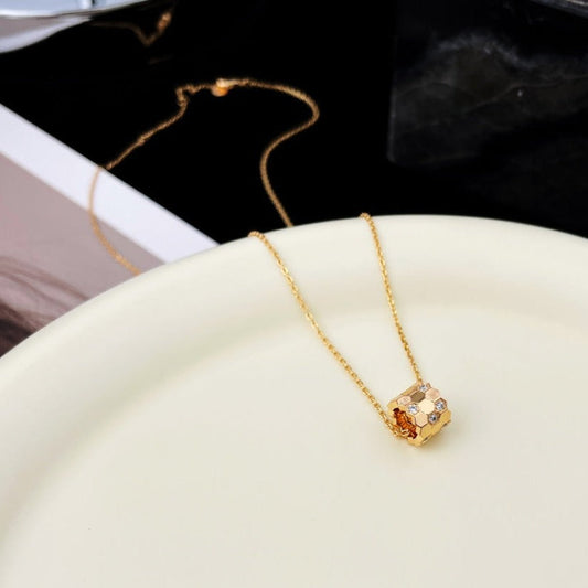 [Lumina]BEE MINI PEDANT DIAMOND NECKLACE