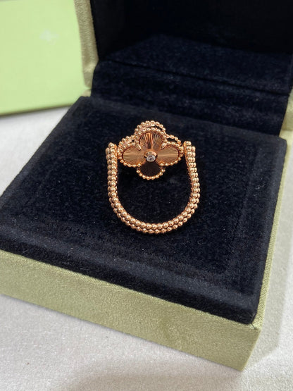 [Lumina]CLOVER RIVERSIBLE Lumina GOLD RING