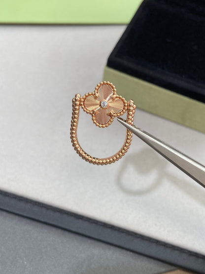 [Lumina]CLOVER RIVERSIBLE Lumina GOLD RING