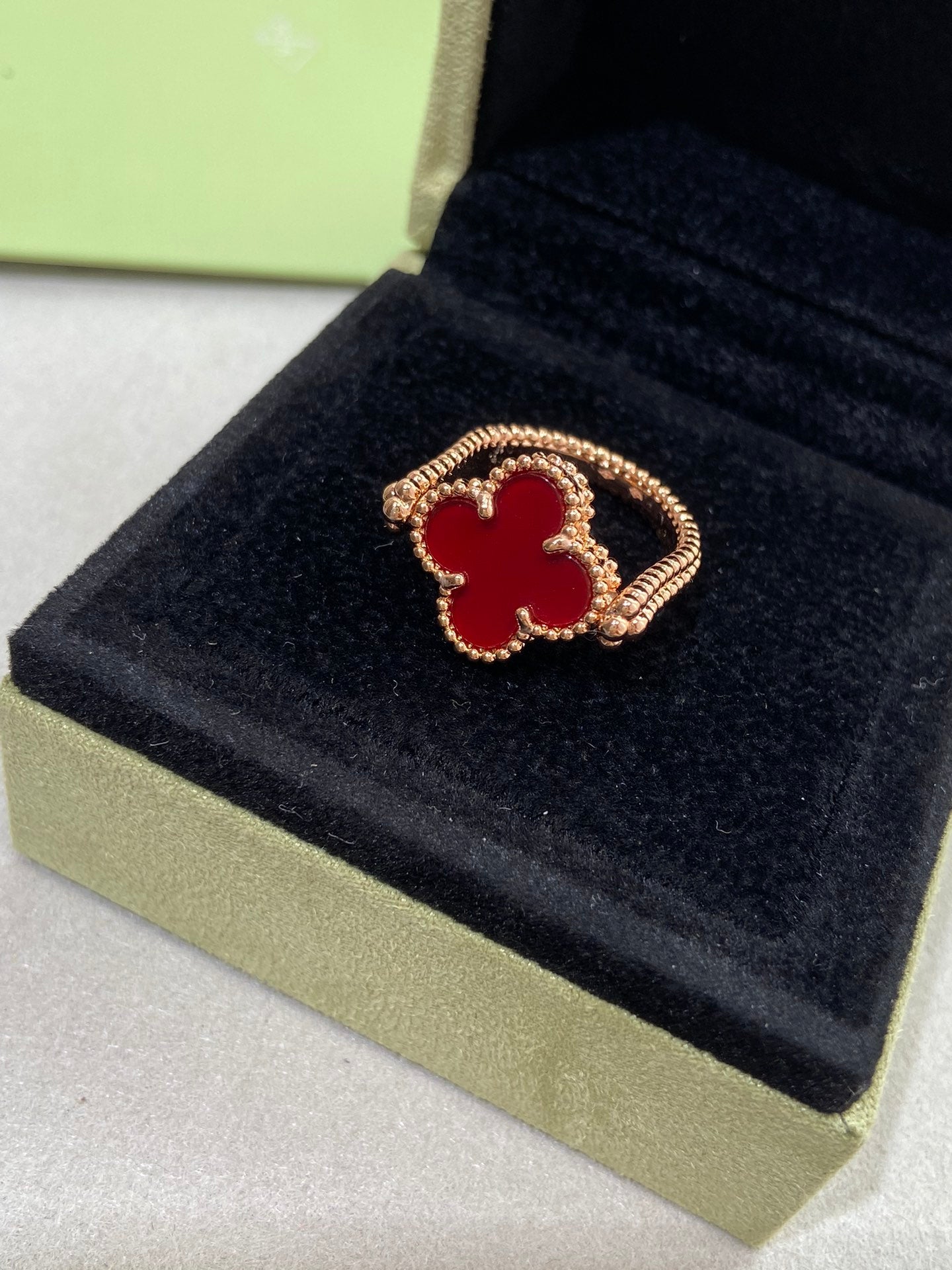 [Lumina]CLOVER RIVERSIBLE Lumina GOLD RING