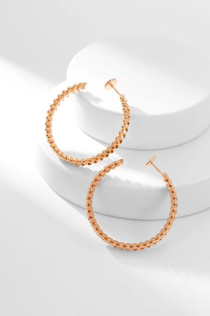 [Lumina]CLASH HOOP EARRINGS