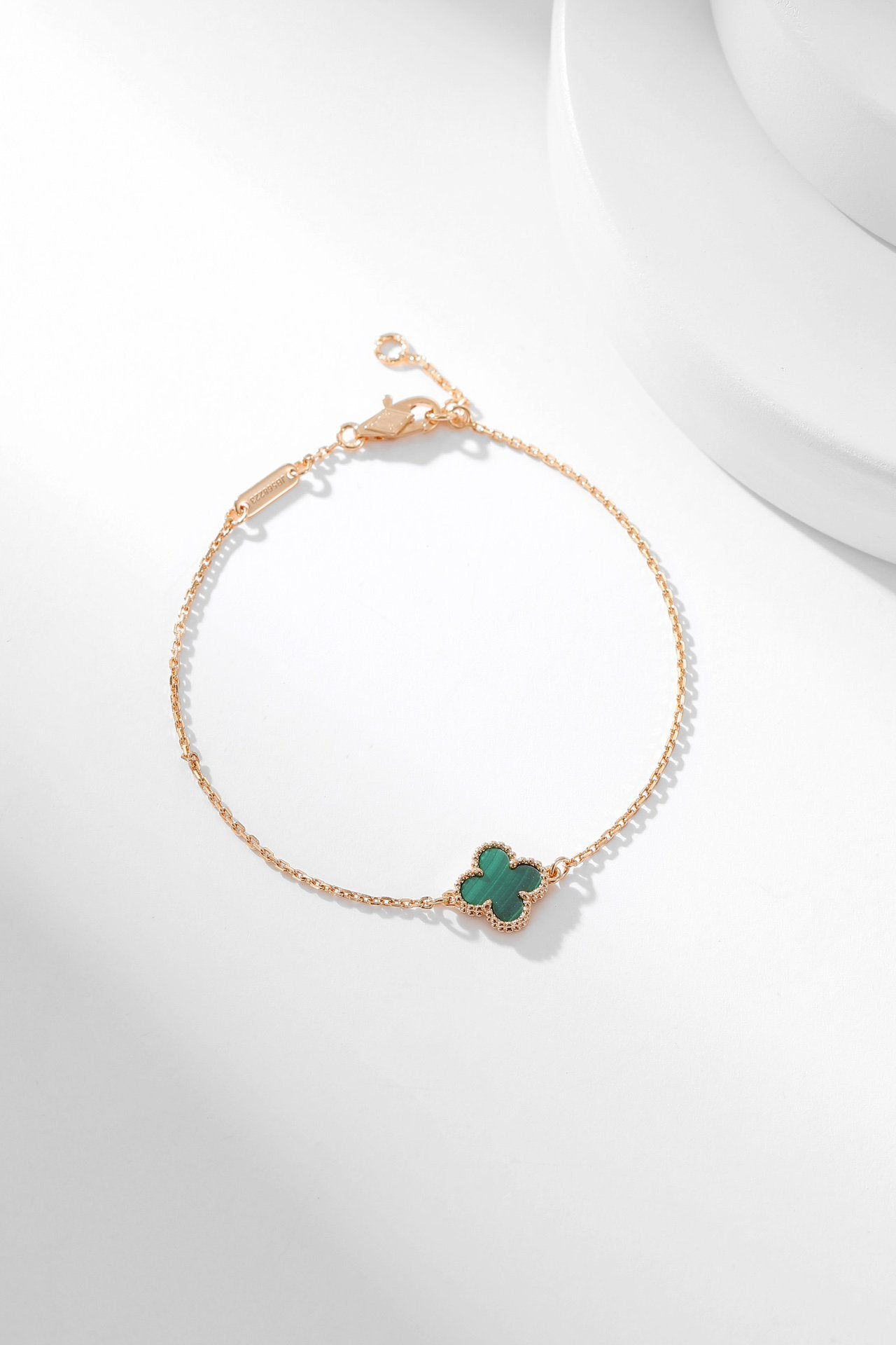 [Lumina]CLOVER BRACELET MALACHITE 1 MOTIF