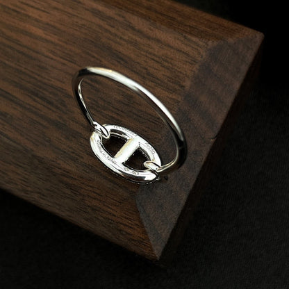 [Lumina]RONDE SMALL SILVER DIAMOND RING