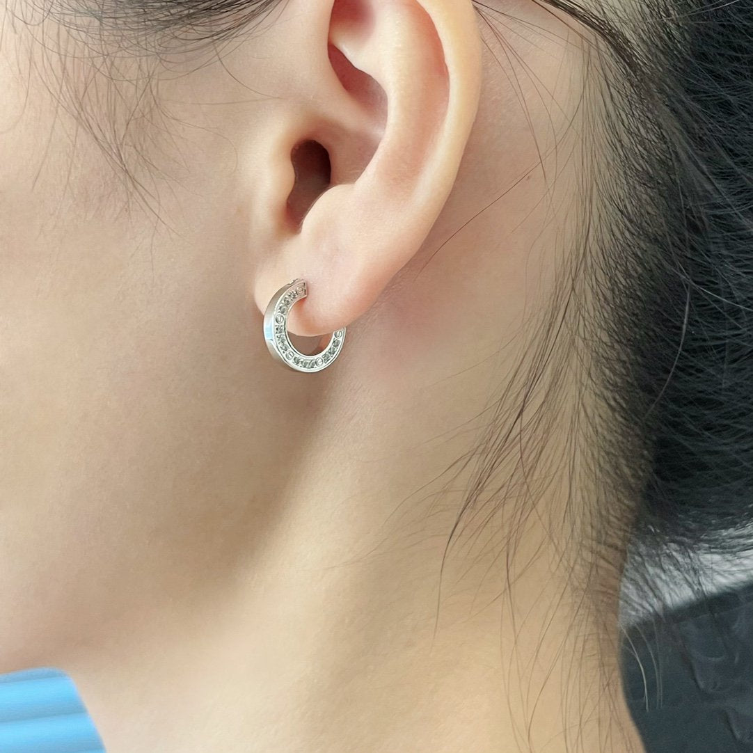 [Lumina]LOVE DIAMOND EARRINGS