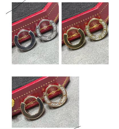[Lumina]LOVE DIAMOND EARRINGS
