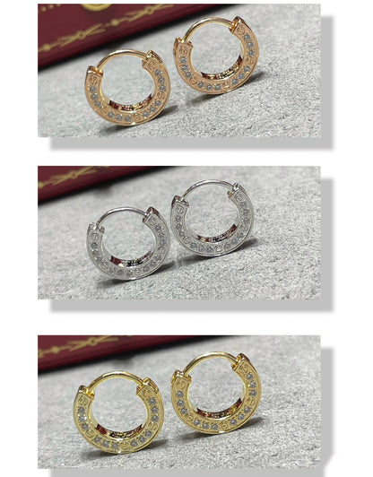 [Lumina]LOVE DIAMOND EARRINGS