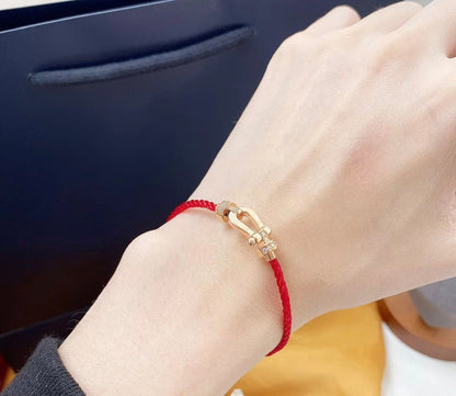 [Lumina]FORCE 10 HALF DIAMOND PINK GOLD RED CORDERI LARGE AND MEDIUM MODEL