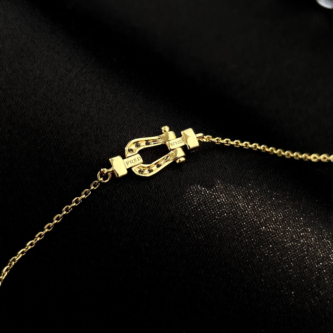 [Lumina]FORCE 10 FULL DIAMOND BUCKLE CHAIN LINK MINI MODEL