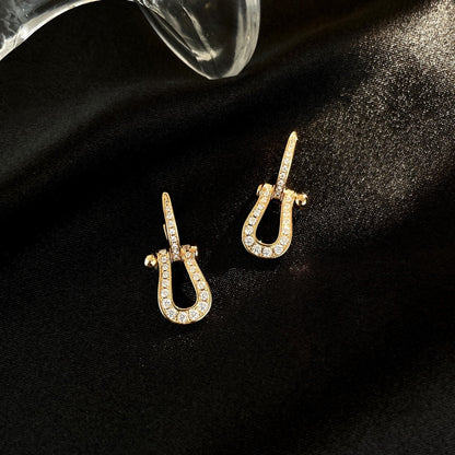 [Lumina]FORCE 10 FULL DIAMOND DROP EARRINGS MEDIUM MODEL