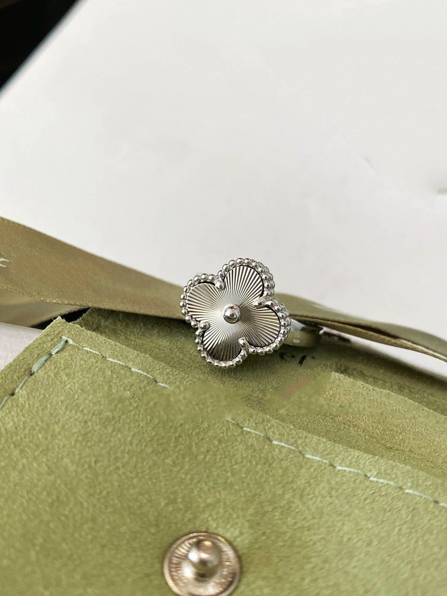 [Lumina]CLOVER SILVER RING