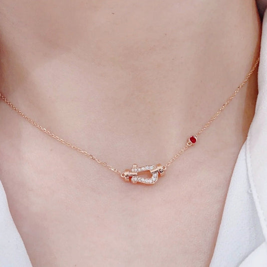 [Lumina]FORCE 10 DIAMOND PINK GOLD NECKLACE