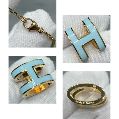 [Lumina]POP H SKY BLUE NECKLACE