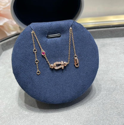 [Lumina]FORCE 10 DIAMOND CHAIN LINK PINK GOLD BRACELET