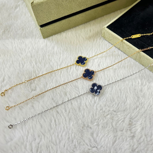 [Lumina]CLOVER 1 MOTIF PIETERSITE BRACELET