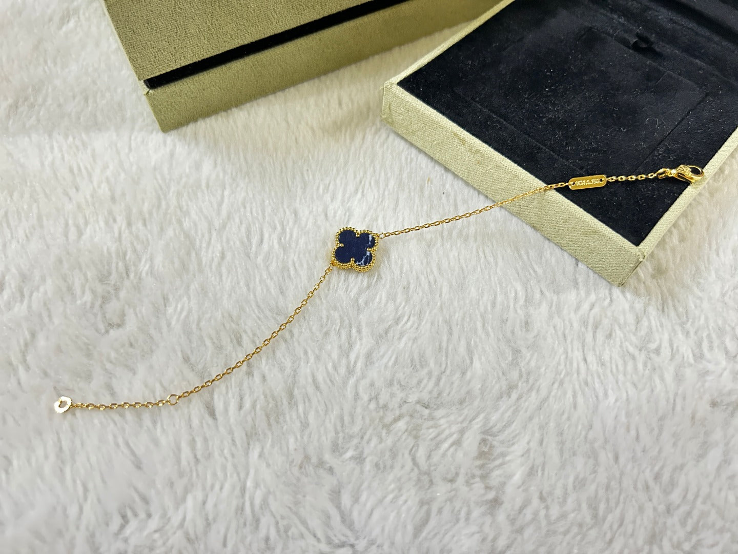 [Lumina]CLOVER 1 MOTIF PIETERSITE BRACELET
