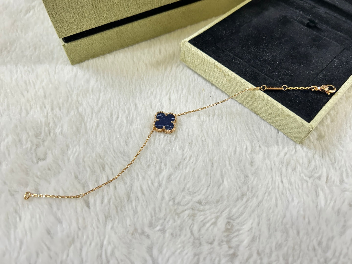 [Lumina]CLOVER 1 MOTIF PIETERSITE BRACELET