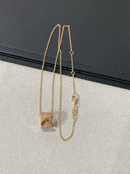 [Lumina]LIENS EVIDENCE DIAMOND PAVED NECKLACE
