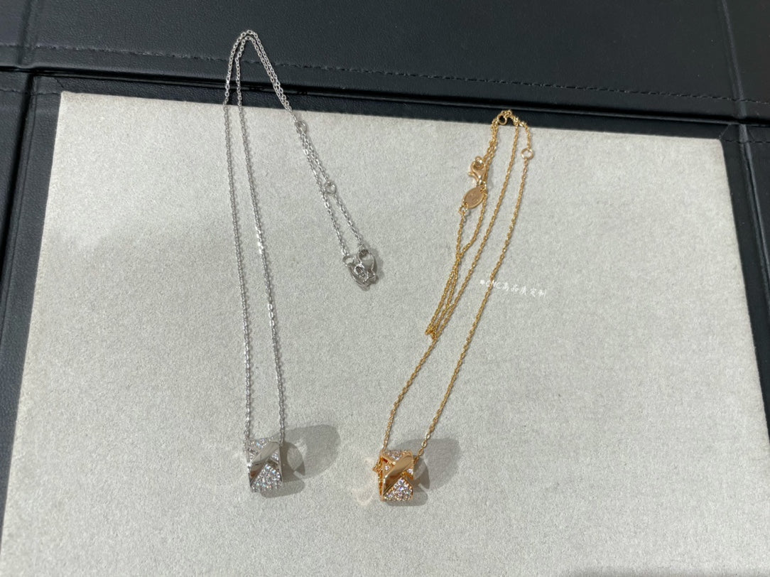 [Lumina]LIENS EVIDENCE DIAMOND PAVED NECKLACE