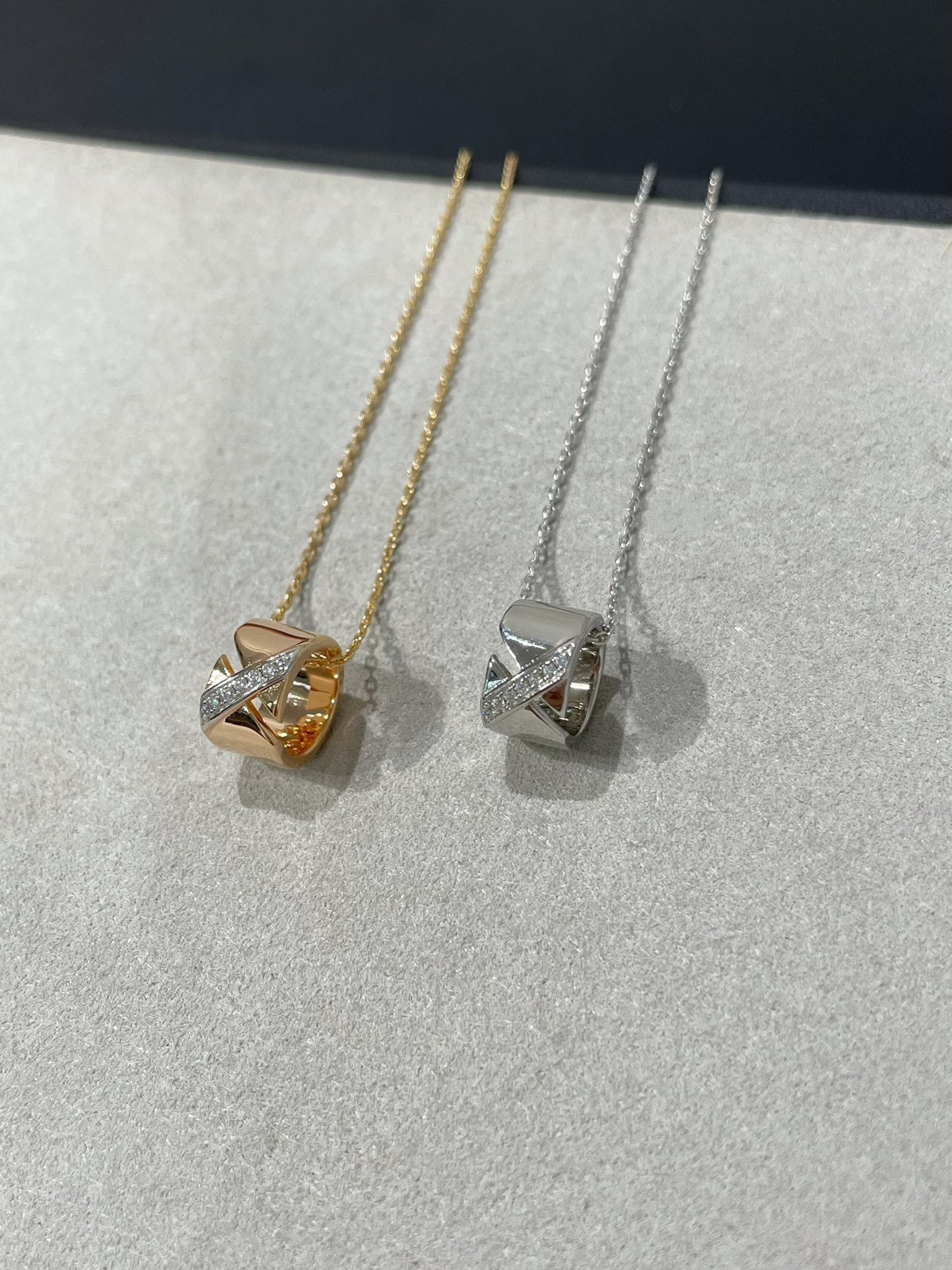 [Lumina]LIENS EVIDENCE DIAMOND NECKLACE
