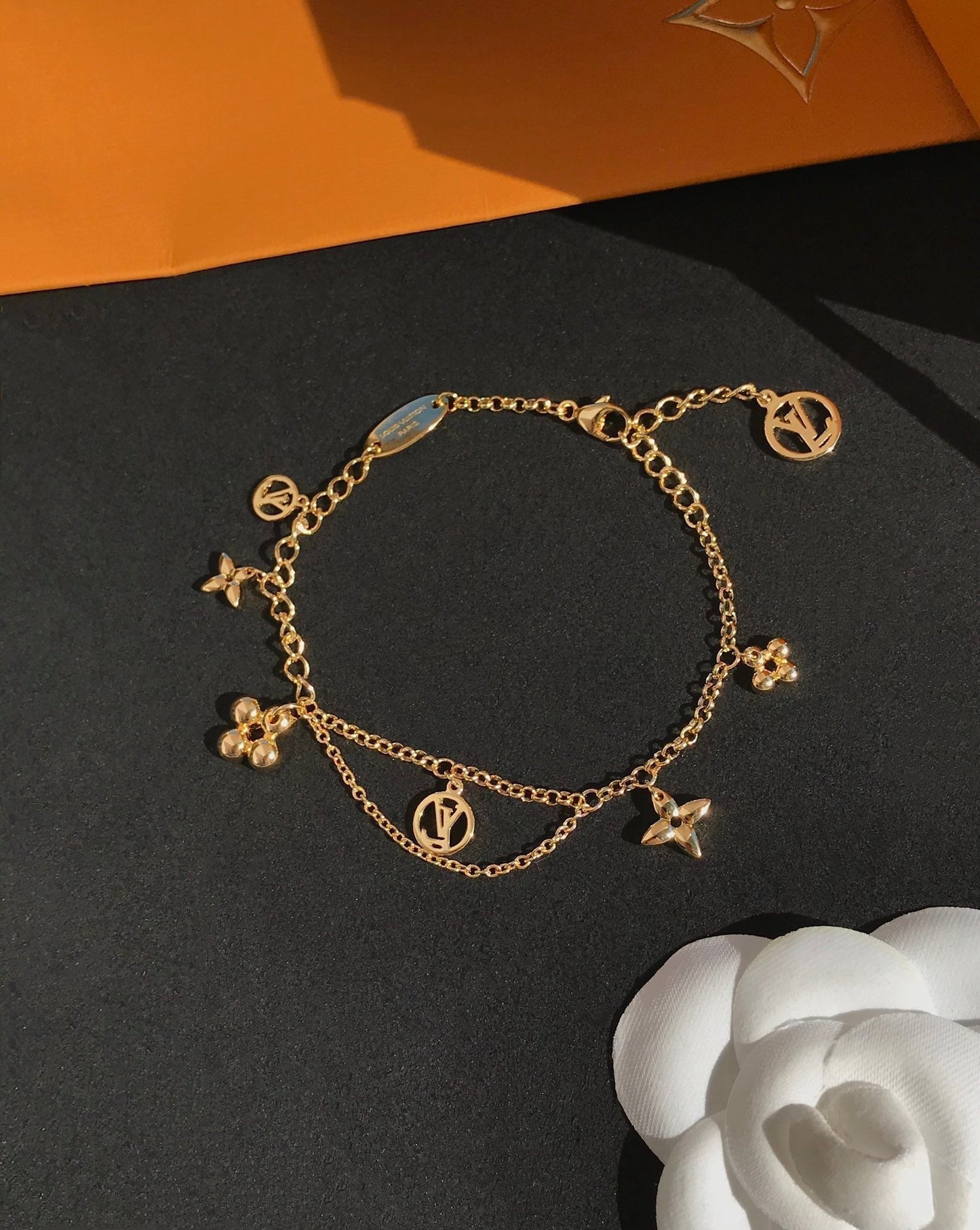 [Lumina]BLOOMING PINK GOLD MOP BRACELET