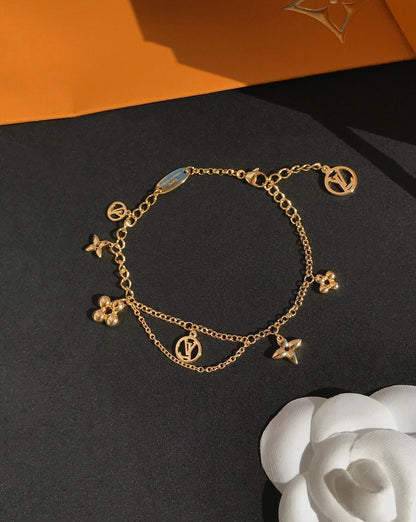 [Lumina]BLOOMING PINK GOLD MOP BRACELET