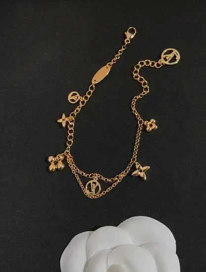 [Lumina]BLOOMING PINK GOLD MOP BRACELET
