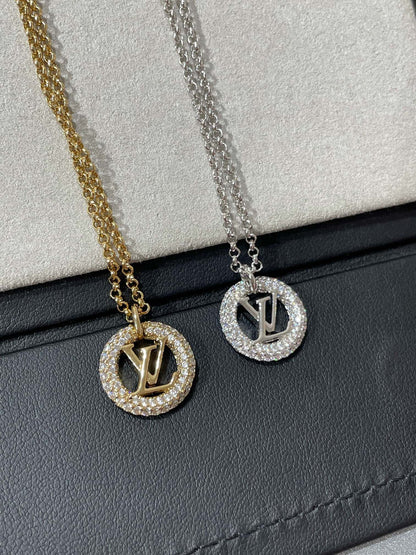[Lumina]BY NIGHT DIAMOND PAVED NECKLACE