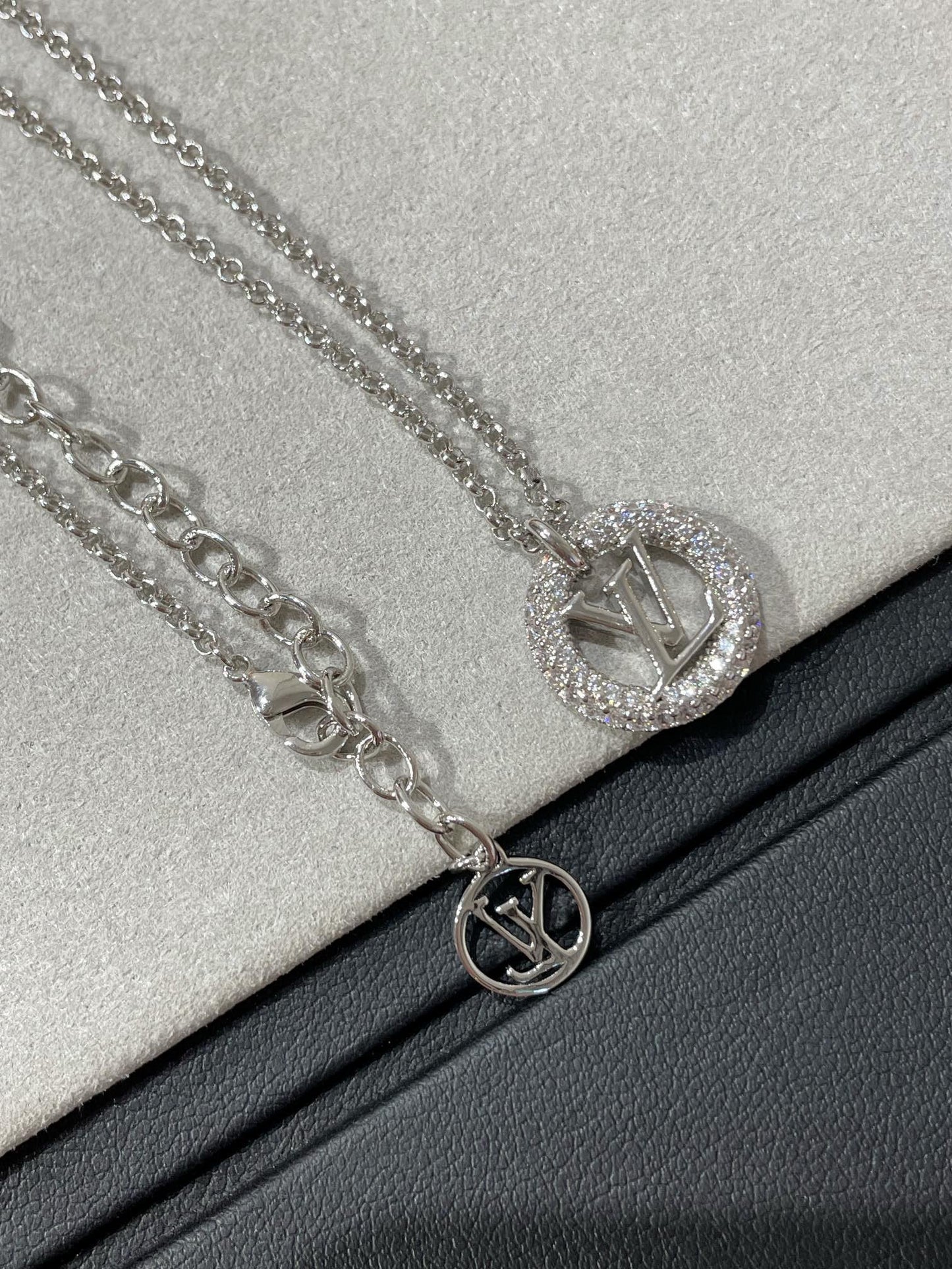 [Lumina]BY NIGHT DIAMOND PAVED NECKLACE