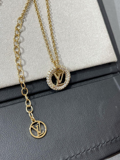 [Lumina]BY NIGHT DIAMOND PAVED NECKLACE