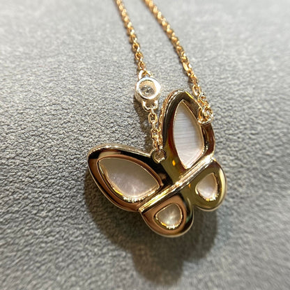 [Lumina]BUTTERFLY MOP DIAMOND NECKLACE