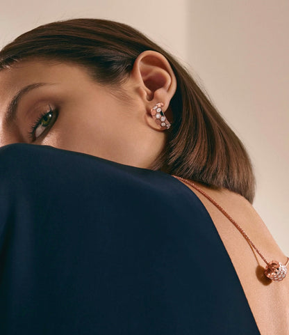 [Lumina]BEE LOVE DIAMOND HOOP EARRINGS