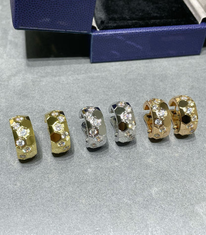 [Lumina]BEE LOVE DIAMOND HOOP EARRINGS