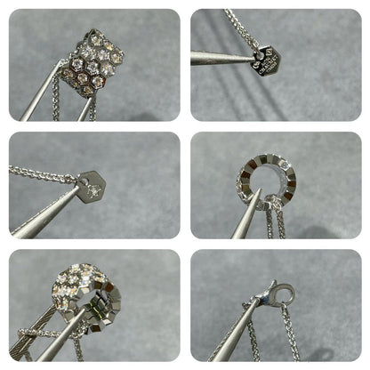 [Lumina]BEE LOVE DIAMOND PAVED 3 ROW NECKLACE
