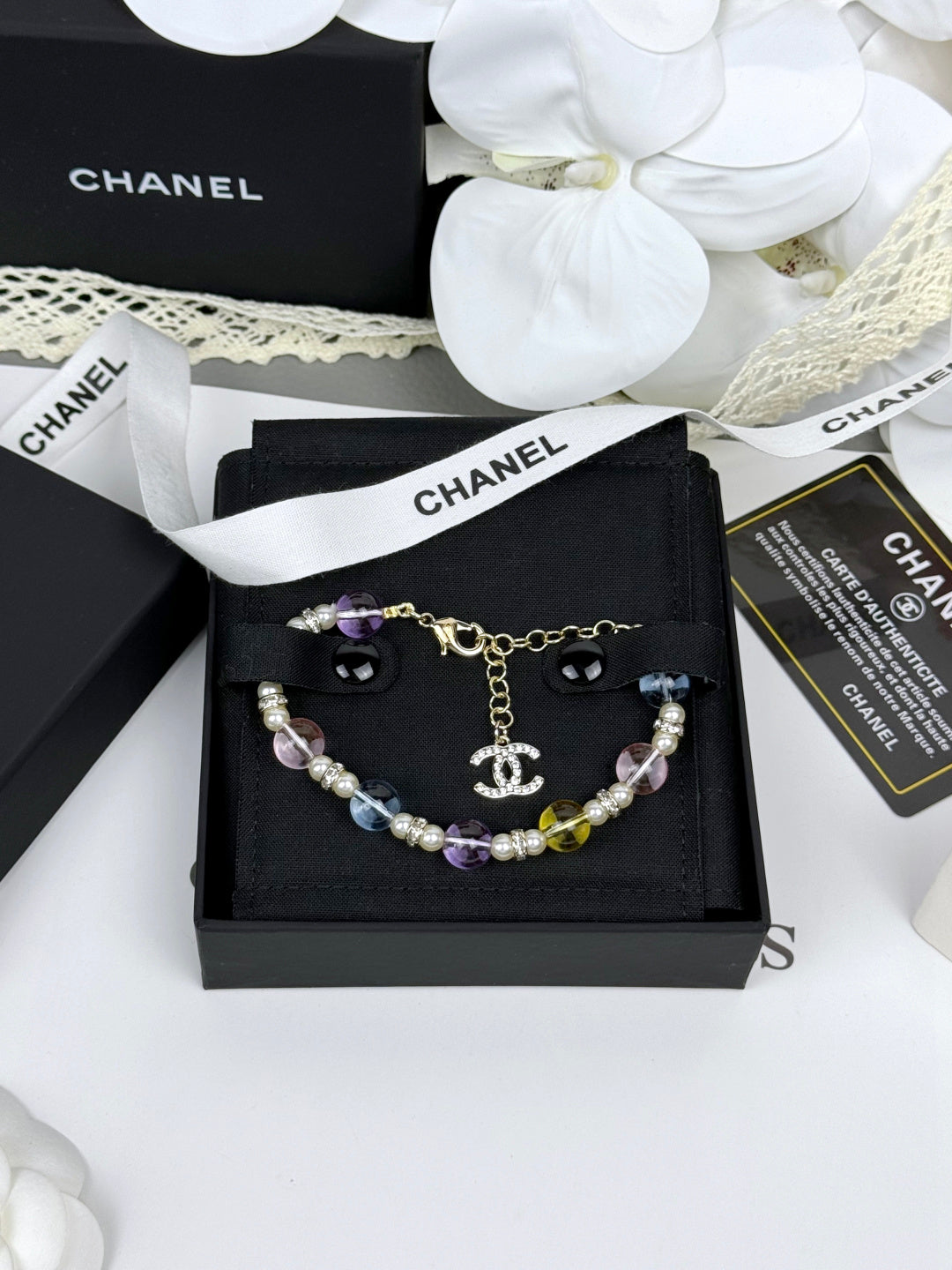 [Lumina]Colorful Transparent Resin Bracelet