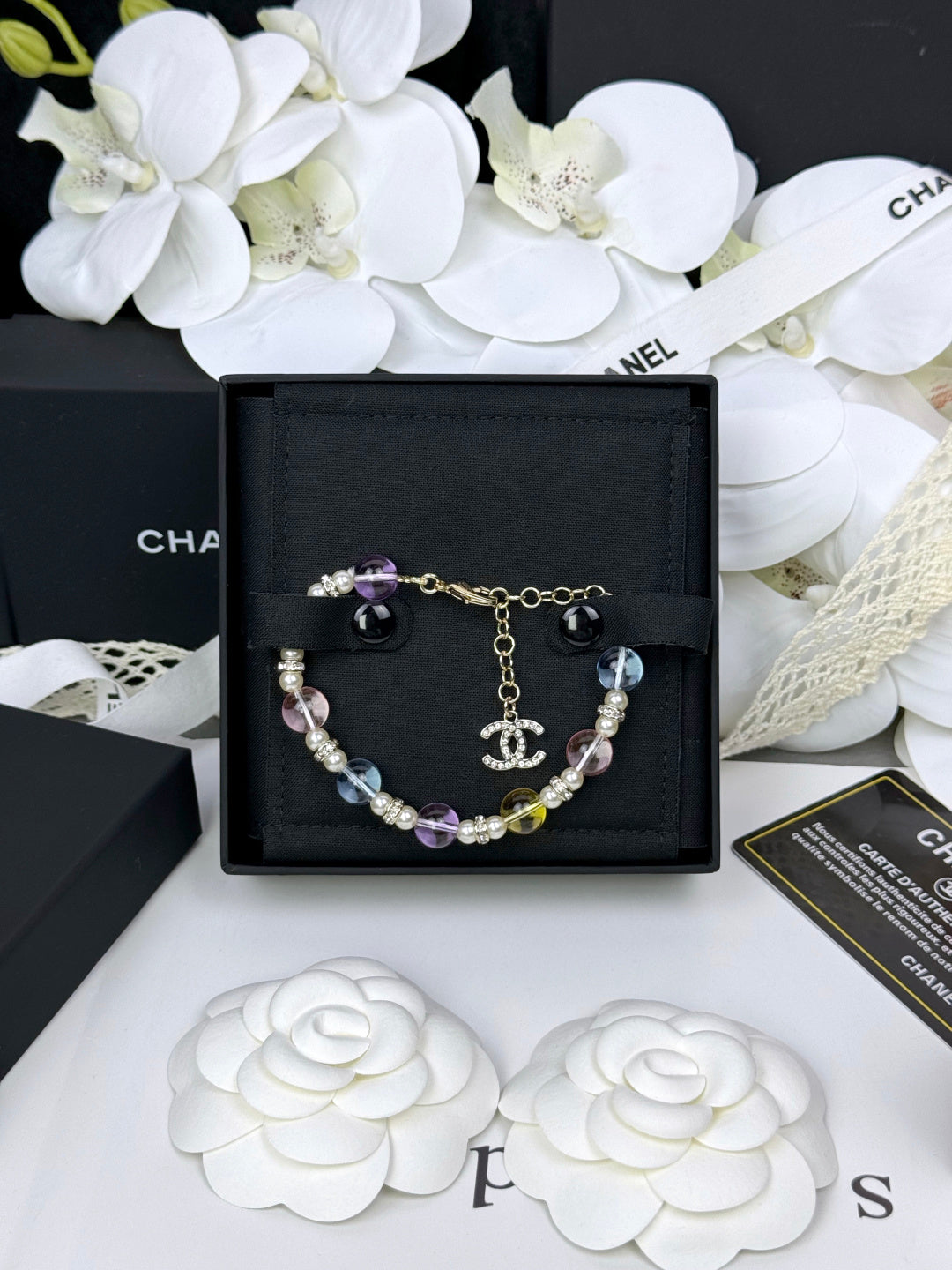 [Lumina]Colorful Transparent Resin Bracelet