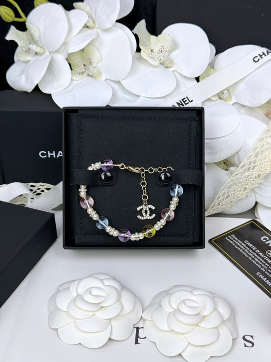 [Lumina]Colorful Transparent Resin Bracelet