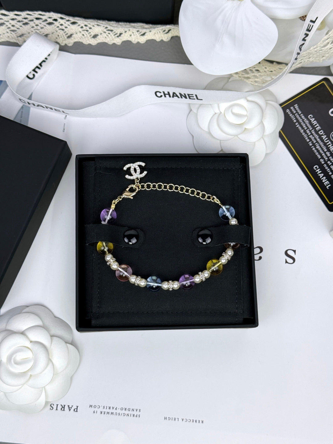 [Lumina]Colorful Transparent Resin Bracelet