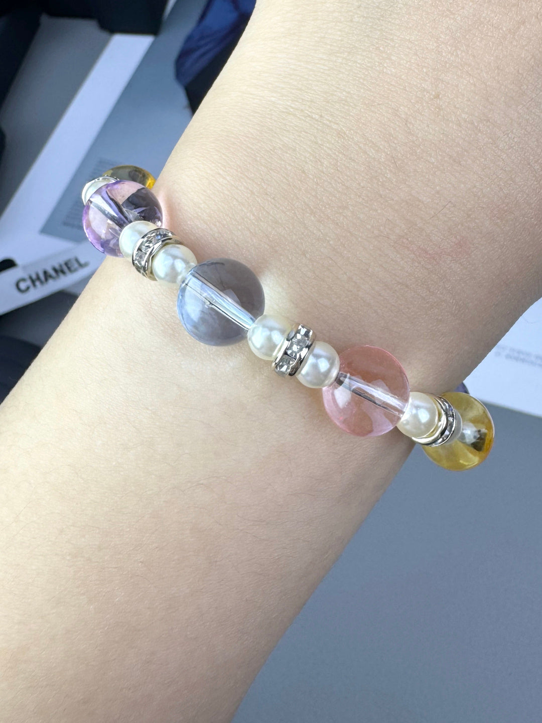 [Lumina]Colorful Transparent Resin Bracelet